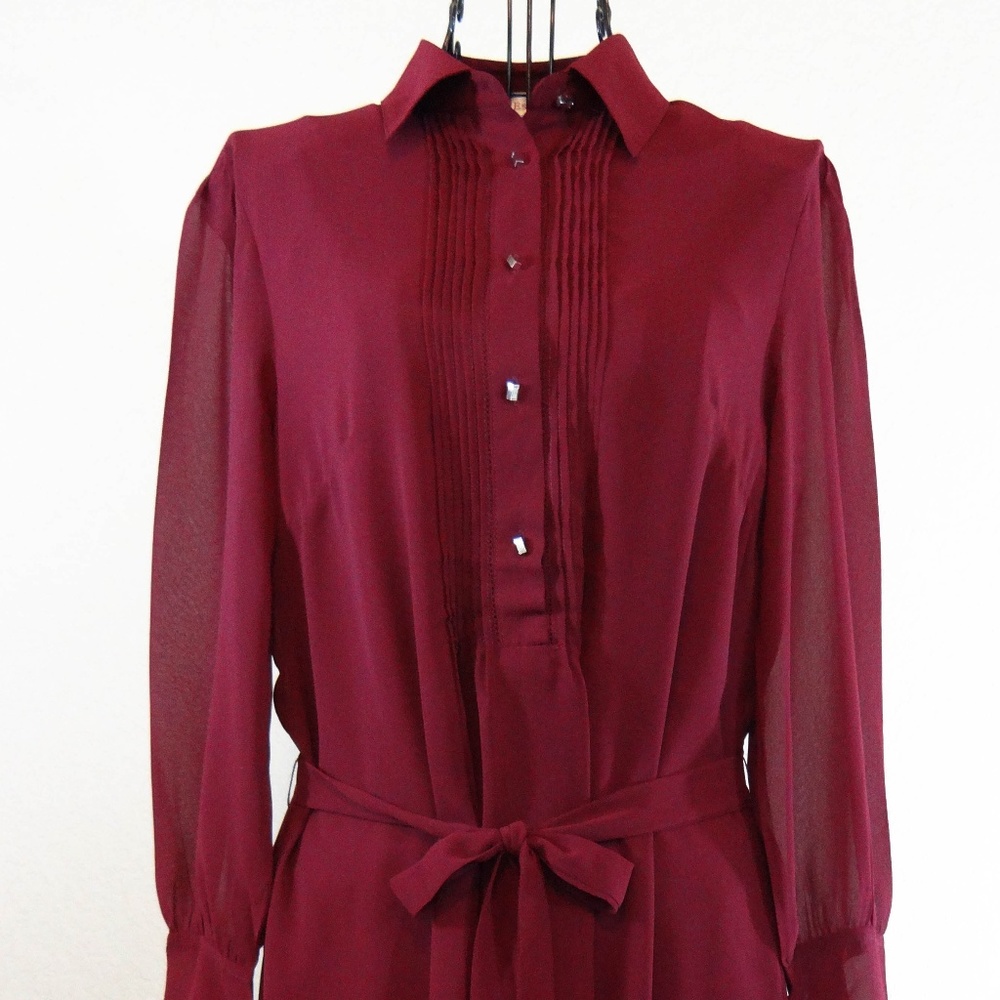 Maroon Dress